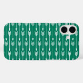 Patroon voor groene pijlen van Jade Case-Mate iPhone Case (Achterkant (horizontaal))