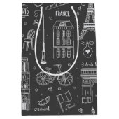 Patroon voor groots- en groothandelspatroon medium cadeauzakje (Voorkant)