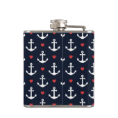 Patroon voor hart en oren heupfles (Achterkant)