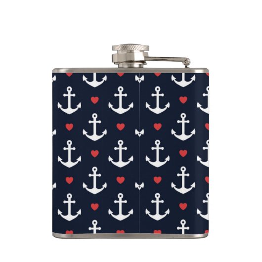 Patroon voor hart en oren heupfles (Achterkant)