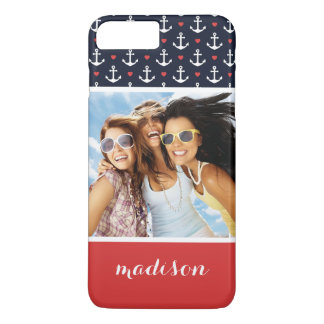 Patroon voor hart en oren | Uw foto en naam Case-Mate iPhone Case