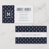 Patroon voor hart en oren visitekaartje (Voorkant / Achterkant)