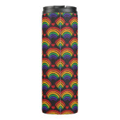 Patroon voor hart en regenbogen thermosbeker (Achterkant)
