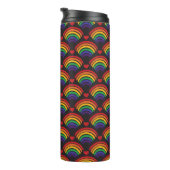 Patroon voor hart en regenbogen thermosbeker (Geroteerd rechts)