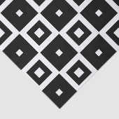 Patroon voor hedendaagse driedaagse zwarte en witt tissuepapier (Detail)