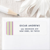 Patroon voor heldere en kleurrijke tinten etiket (Insitu)