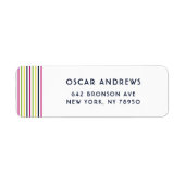 Patroon voor heldere en kleurrijke tinten etiket (Voorkant)