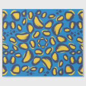 Patroon voor het drukken van luipaarden cadeaupapier (Vlak)