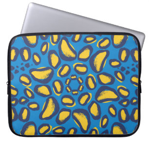 Patroon voor het drukken van luipaarden laptop sleeve