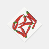 Patroon voor hotroodroodbruinvissen servet (Hoek)