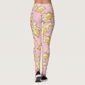 Patroon voor katten en bananen leggings (Achterkant)