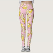 Patroon voor katten en bananen leggings (Voorkant)