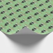 Patroon voor kerstmis cadeaupapier (Hoek)