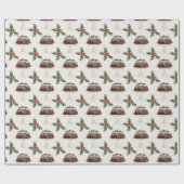 Patroon voor kersttraktaties cadeaupapier (Vlak)