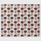 Patroon voor kersttraktaties cadeaupapier (Vlak)