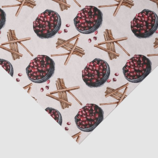 Patroon voor kersttraktaties tissuepapier (Detail)