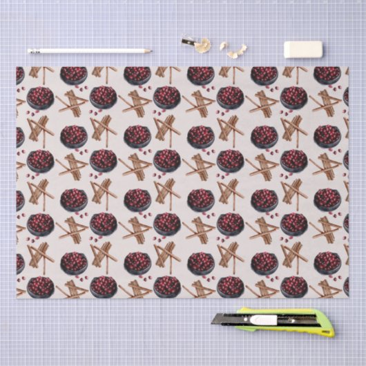 Patroon voor kersttraktaties tissuepapier (Craft)