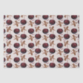 Patroon voor kersttraktaties tissuepapier (Voorkant)