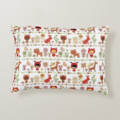 Patroon voor kinderen en dieren accent kussen (Achterkant)