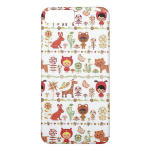 Patroon voor kinderen en dieren iPhone 8/7 plus hoesje