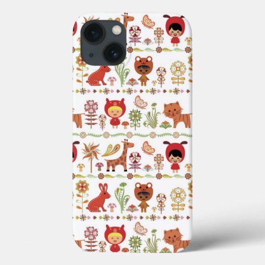 Patroon voor kinderen en dieren Case-Mate iPhone case (Achterkant)