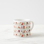 Patroon voor kinderen en dieren espresso kop (Voorkant rechts)