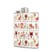 Patroon voor kinderen en dieren heupfles (Links)