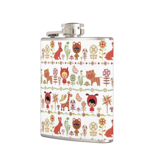 Patroon voor kinderen en dieren heupfles (Links)