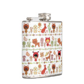 Patroon voor kinderen en dieren heupfles (Rechts)