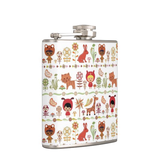 Patroon voor kinderen en dieren heupfles (Rechts)