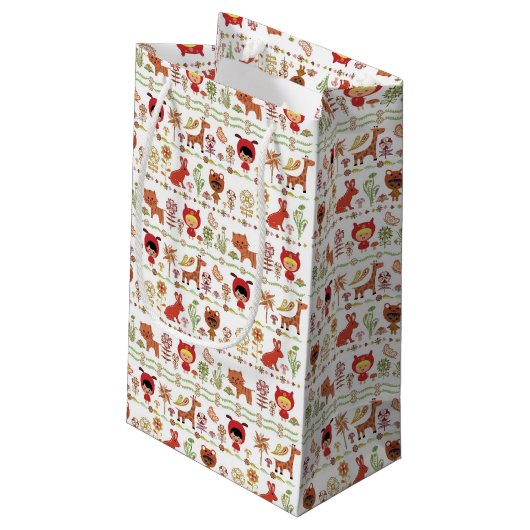 Patroon voor kinderen en dieren klein cadeauzakje (Achterkant Gekanteld)