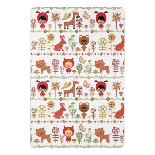 Patroon voor kinderen en dieren mini klembord (Achterkant)