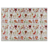 Patroon voor kinderen en dieren snijplank (Voorkant)