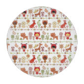 Patroon voor kinderen en dieren snijplank (Voorkant)