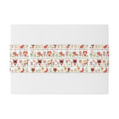 Patroon voor kinderen en dieren uitnodigingen wikkel (Achterkant Voorbeeld)