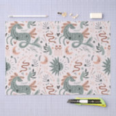  patroon voor kinderen in roze moderne waterverf tissuepapier (Craft)