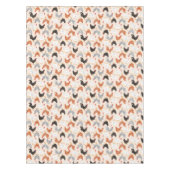 Patroon voor kippen en roosters tafelkleed (Voorkant)