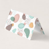 Patroon voor kleuropbrengsten van plakken visitekaartje (Achterkant)