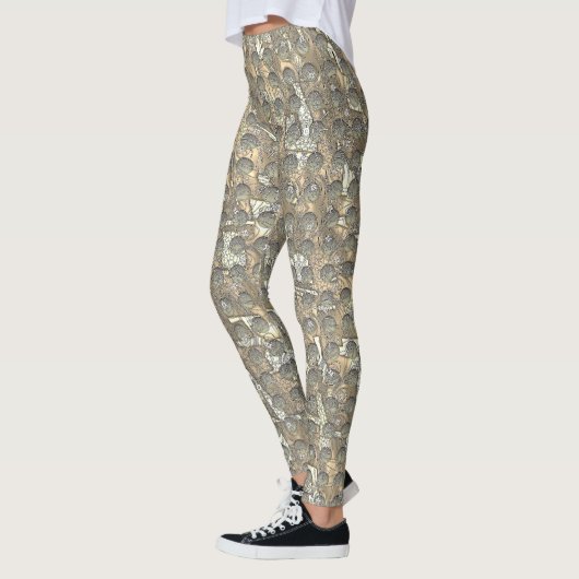 Patroon voor kleurpotten en grijze pols leggings (Links)