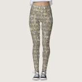 Patroon voor kleurpotten en grijze pols leggings (Voorkant)