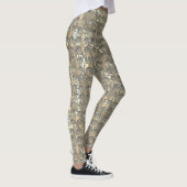 Patroon voor kleurpotten en grijze pols leggings (Rechts)
