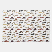 Patroon voor kleurrijke en koele vlekken theedoek (Horizontaal)