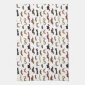 Patroon voor kleurrijke en koele vlekken theedoek (Verticaal)