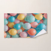 Patroon voor kleurrijke partijballons bad handdoek (Handdoek)