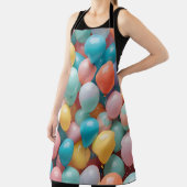 Patroon voor kleurrijke partijballons schort (Insitu)