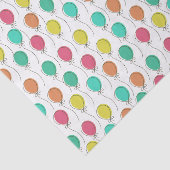 Patroon voor kleurrijke partijballons tissuepapier (Detail)