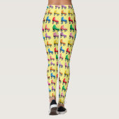 Patroon voor kleurrijke rolblades leggings (Achterkant)