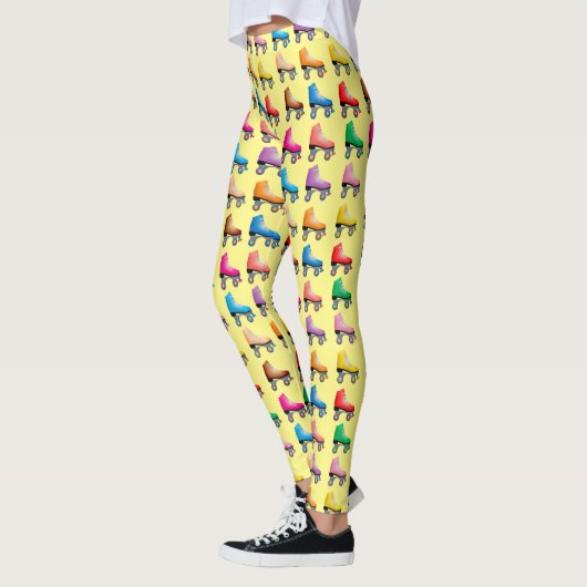 Patroon voor kleurrijke rolblades leggings (Links)