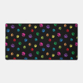 Patroon voor kleurrijke schilderafdrukken bureaumat (Voorkant)