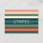 Patroon voor kleurstrepen visitekaartje (Voorkant)